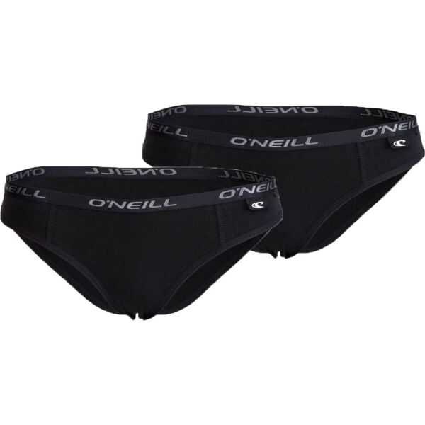 O'Neill SLIP 2-PACK Дамски бикини, черно, размер