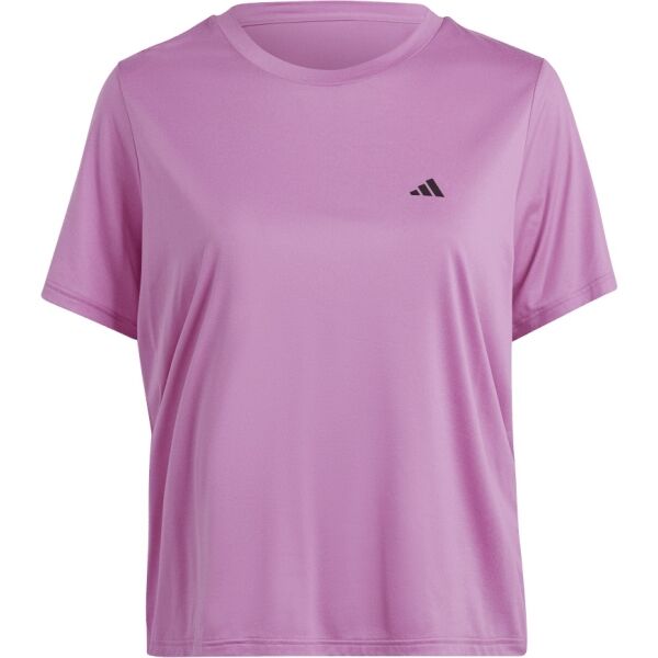 Adidas MINIMAL T PS Дамска тениска за тренировка в Plus Size, розово, Veľkosť 3x