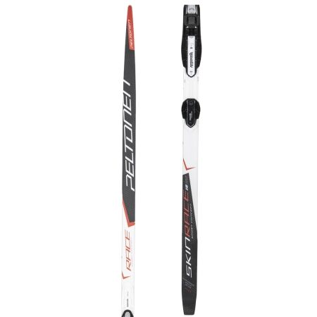 Peltonen SET SKINRACE CL X-STIFF+CLASIC AUTO - Classic style Nordic skis with skins