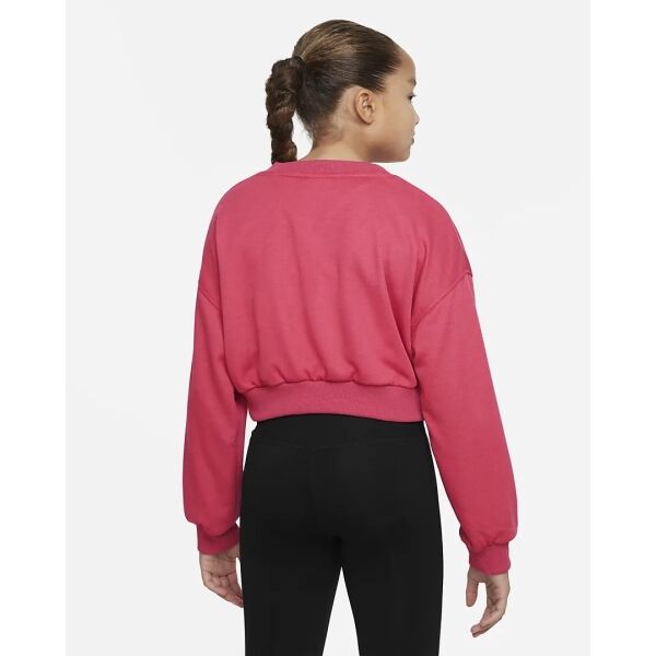 Nike YOGA DF FLC PO Sweatshirt Für Mädchen, Rosa, Größe XL