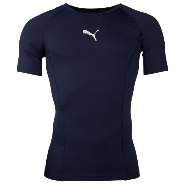 Puma LIGA BASELAYER TEE SS Мъжка функционална блуза, тъмносин, Veľkosť M