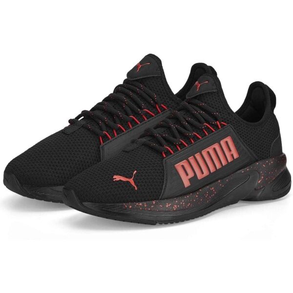 Puma SOFTRIDE PREMIER SLIP ON SPLATTER Мъжки обувки за фитнес, черно, veľkosť 45