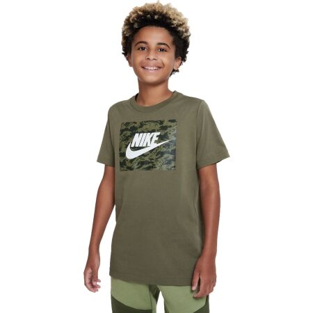 Nike NSW TEE CAMO FUTURA - Jungenshirt