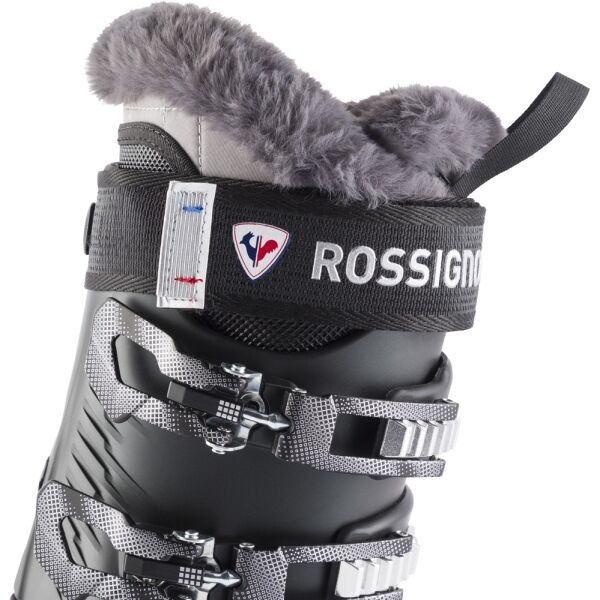 Rossignol PURE 70 Дамски  обувки за ски, черно, Veľkosť 26