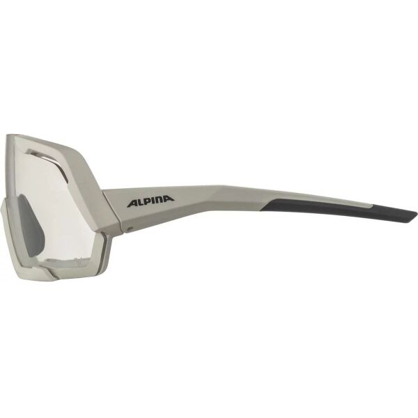 Alpina Sports ROCKET V+ Fotochromatische Sonnenbrille, Grau, Größe Os