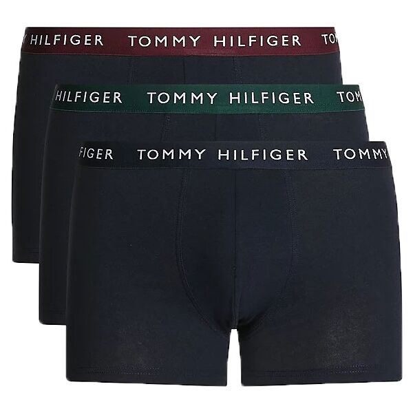 Tommy Hilfiger 3P TRUNK WB Férfi boxeralsó, sötétkék, méret L