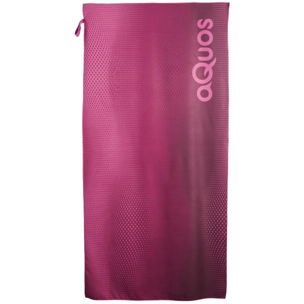 AQUOS TECH TOWEL 75x150 Gyorsan száradó sporttörülköző, rózsaszín, méret os