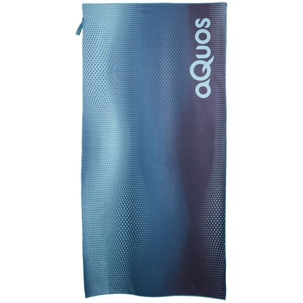 AQUOS TECH TOWEL 75x150 Gyorsan száradó sporttörülköző, kék, méret os