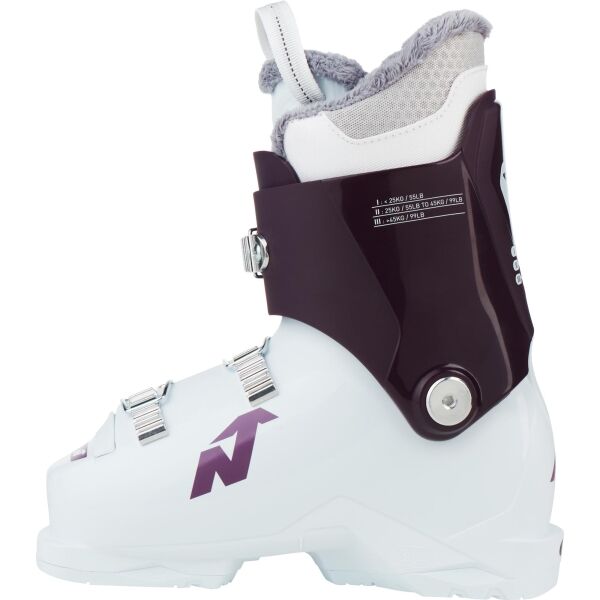 Nordica SPEEDMACHINE J 3 Ски обувки за момичета, бяло, Veľkosť 24.5