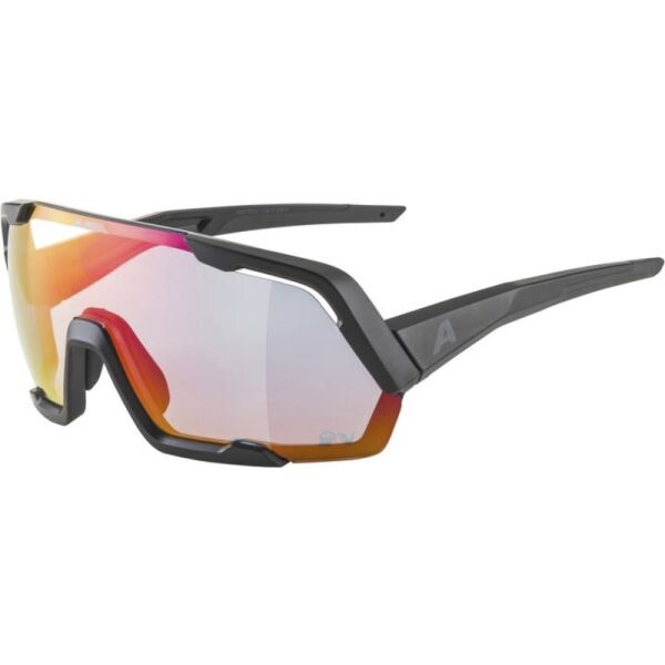 Alpina Sports ROCKET QV+ Fotochromatische Sonnenbrille, Schwarz, Größe Os