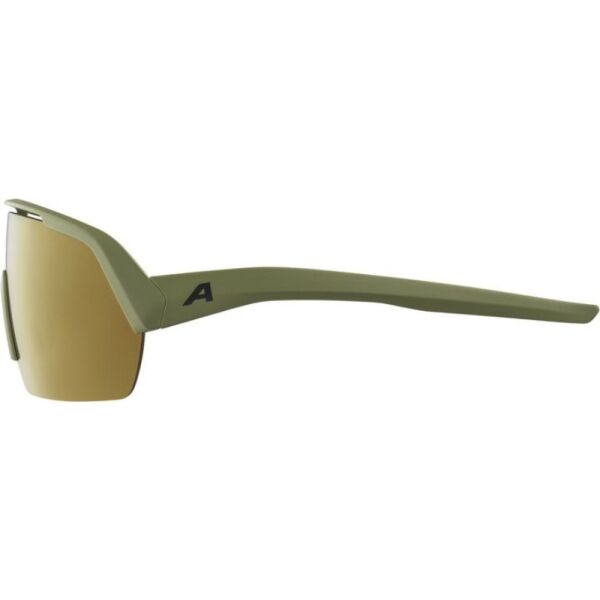 Alpina Sports TURBO HR Sonnenbrille, Dunkelgrün, Größe Os