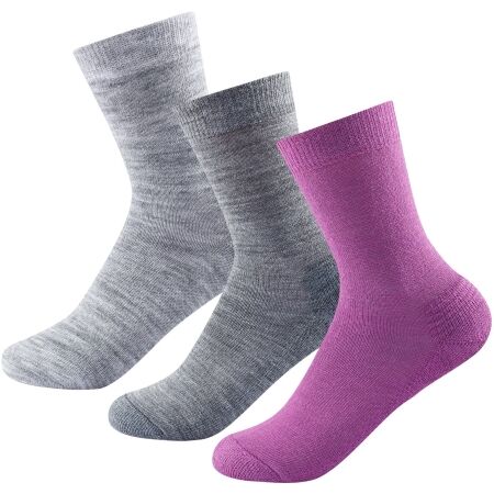 Devold DAILY MERINO MEDIUM SOCK 3PK - Dámske  ponožky