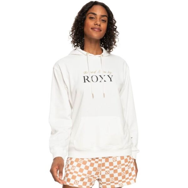 Roxy SURF STOKED HOODIE TERRY Damen Sweatshirt, Weiß, Größe XL