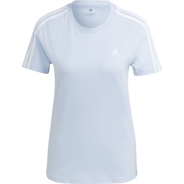 Adidas 3S T Damenshirt, Hellblau, Größe S