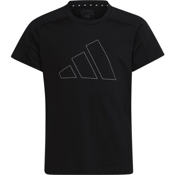 adidas TR-ES BL T Lány póló, fekete, méret 152