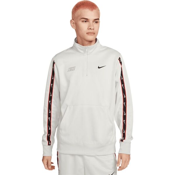 Nike NSW REPEAT SW PK HZ Férfi pulóver, fehér, méret 2XL