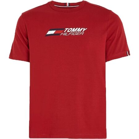 Tommy Hilfiger ESSENTIALS BIG LOGO S/S TEE - Pánské tričko