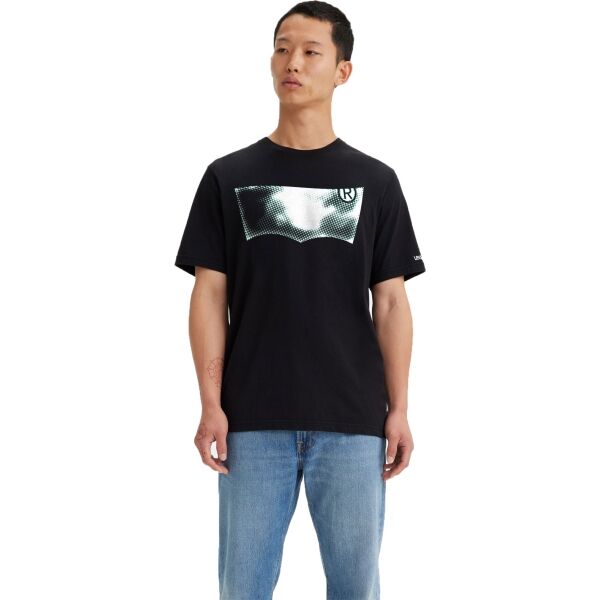 Levi's SS RELAXED FIT TEE Мъжка тениска, черно, размер