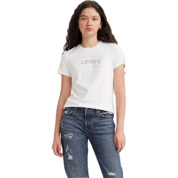 Levi's THE PERFECT TEE Damenshirt, Weiß, Größe S