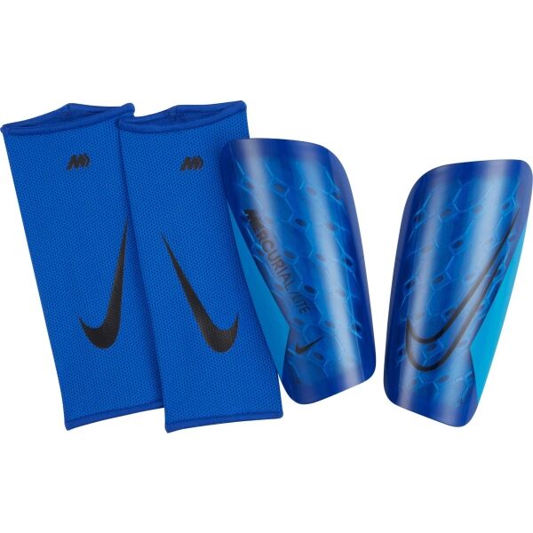 Nike MERCURIAL LITE Schienbeinschoner, Blau, Größe XL