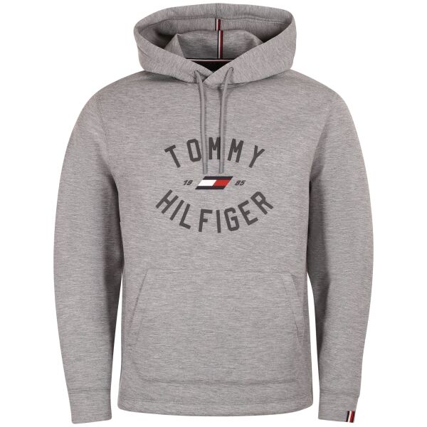 Tommy Hilfiger VARSITY GRAPHIC HOODY Férfi pulóver, szürke, méret M