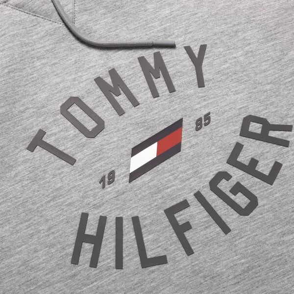 Tommy Hilfiger VARSITY GRAPHIC HOODY Мъжки суитшърт, сиво, Veľkosť XL