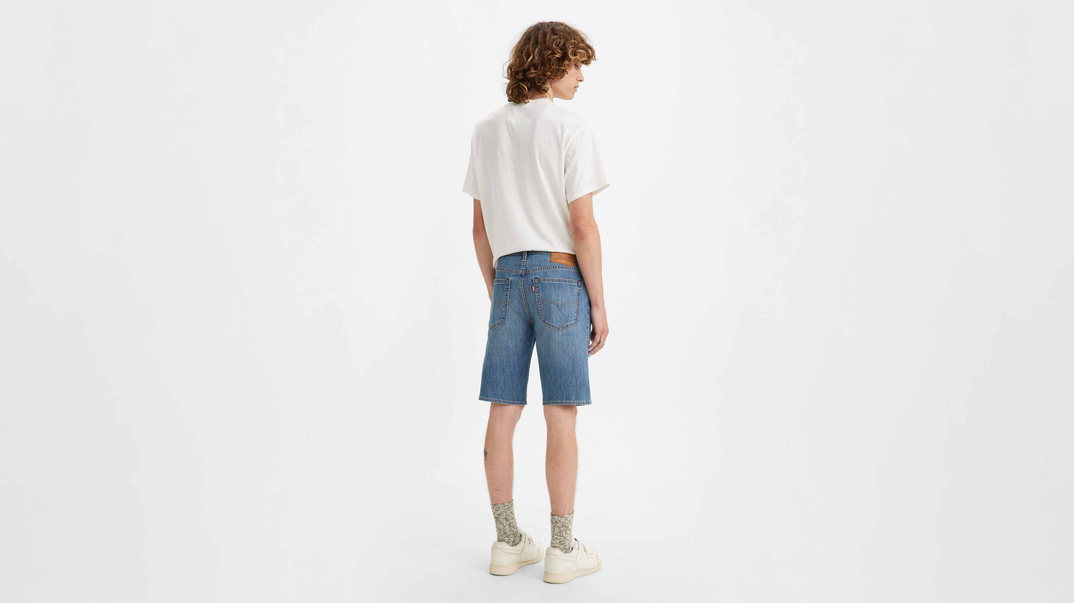 Men's jean shorts