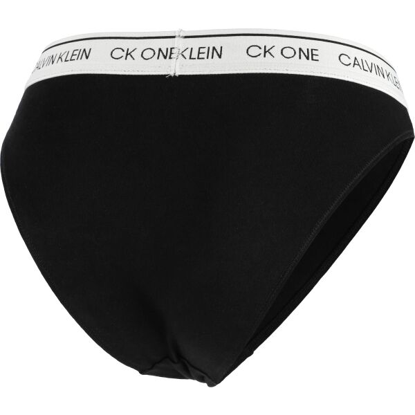 Calvin Klein FADED GLORY-HIGH LEG TANGA Damen Unterhose, Schwarz, Größe S