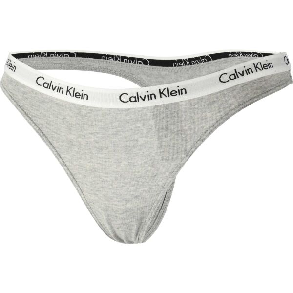 Calvin Klein 3PK THONG Damen Unterhose, Grau, Größe XS