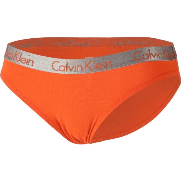 Calvin Klein BIKINI 3PK Damen Unterhose, Orange, Größe XS