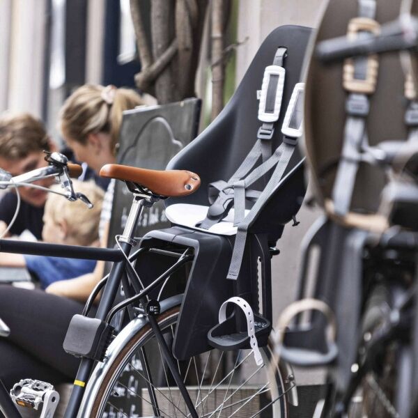 URBAN IKI REAR CYCLE SEAT + CARRIER ADAPTER Kinder Fahrradsitz, Schwarz, Größe Os