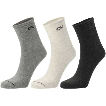 Calvin Klein SHORT SOCK 3P - Pánske ponožky