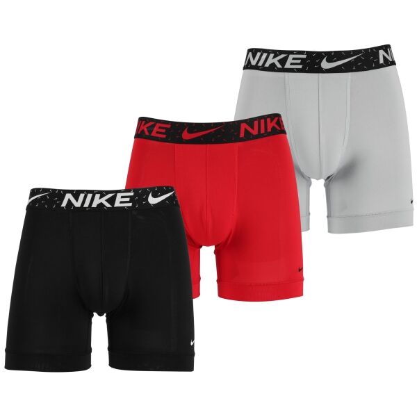Nike DRI-FIT ESSEN MICRO BOXER BRIEF 3PK Férfi boxeralsó, fekete, méret S