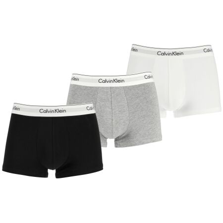 Calvin Klein MODERN CTN STRETCH-TRUNK 3PK - Pánske boxerky