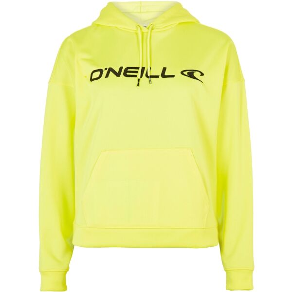 O'Neill RUTILE HOODED FLEECE Damen Sweatshirt, Reflektierendes Neon, Größe XS