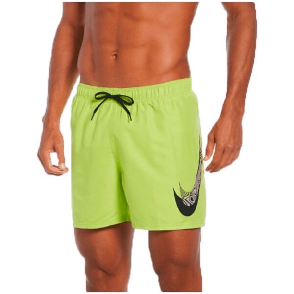Nike LIQUIFY SWOOSH Мъжки шорти за плуване, светло-зелено, Veľkosť L