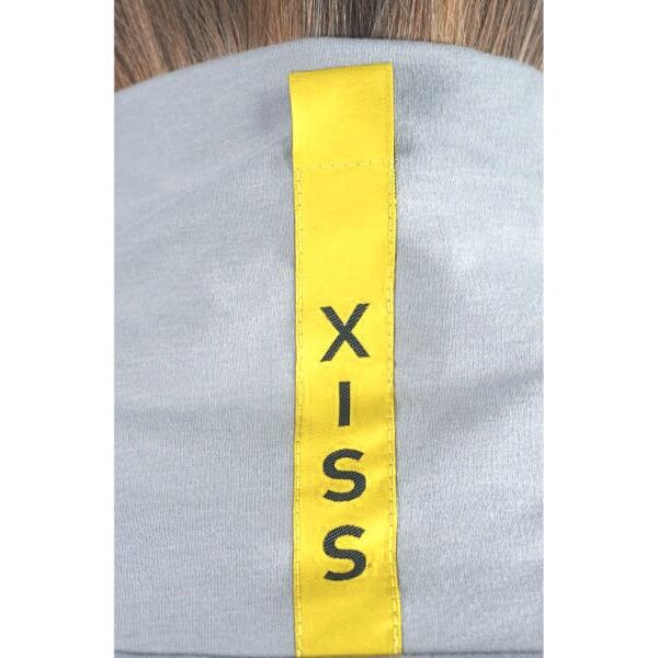 XISS YELLOW ZIP Damen Sweatshirt, Grau, Größe L/XL