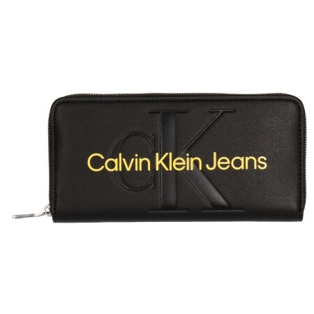 Calvin Klein SCULPTED MONO ZIP AROUND MONO - Portofel de damă