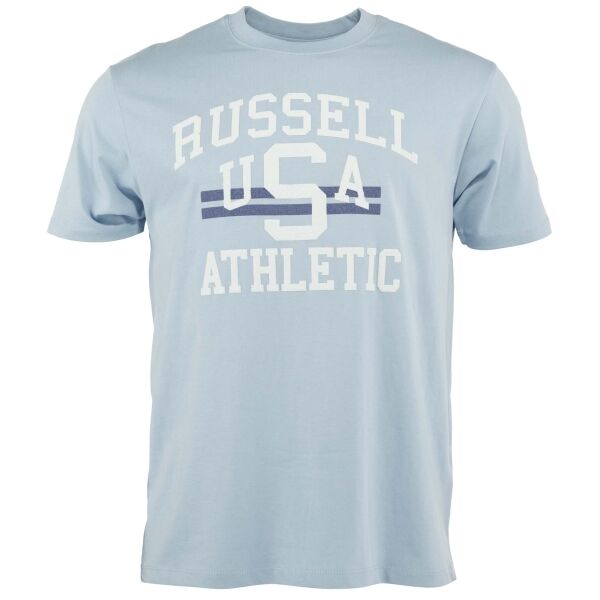 Russell Athletic T-SHIRT M Férfi póló, világoskék, méret L