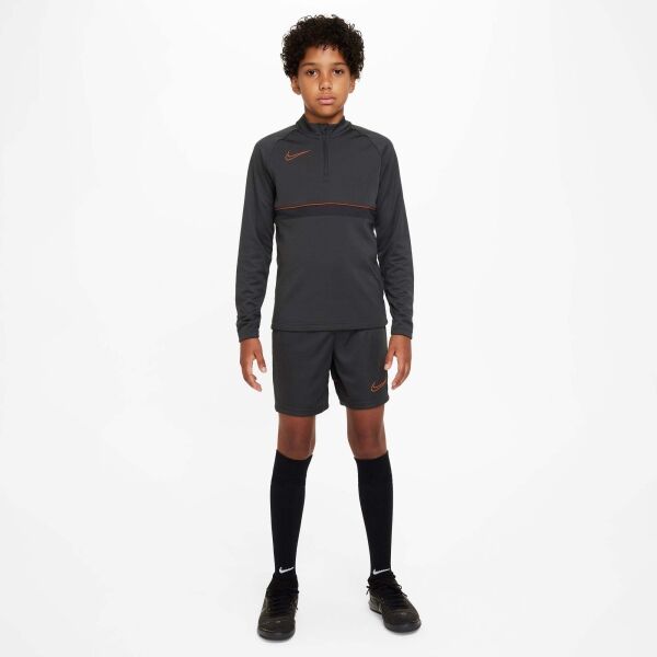 Nike DRI-FIT ACADEMY B Jungen Fußball Trikot, Dunkelgrau, Größe XL