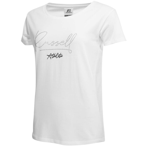 Russell Athletic T-SHIRT W Damenshirt, Weiß, Größe XS