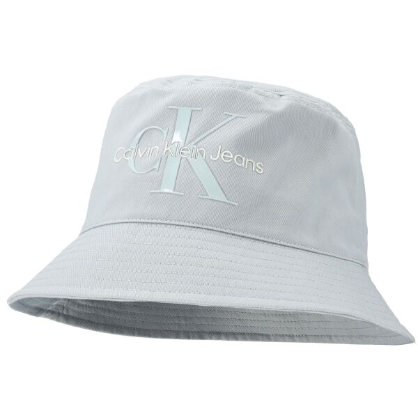 Calvin Klein MONOGRAM BUCKET HAT Unisex Hut, Hellblau, Größe UNI