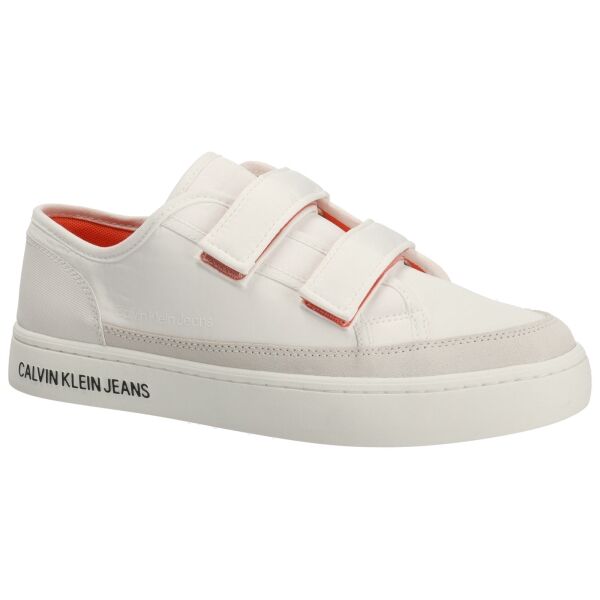 Calvin Klein CLASSIC CUPSOLE VELCRO SOFTNY Мъжки обувки, бяло, veľkosť 40