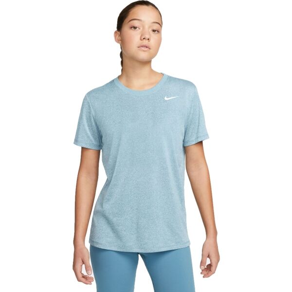 Nike NK DF TEE RLGD LBR Női póló edzéshez, világoskék, méret L
