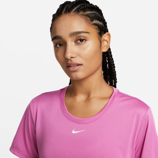 Nike NK ONE DF SS STD TOP Női Funkcionális Póló, Rózsaszín, Veľkosť XL