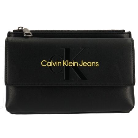 Calvin Klein SCULPTED EW FLAP XBODY MONO - Dámská taška přes rameno