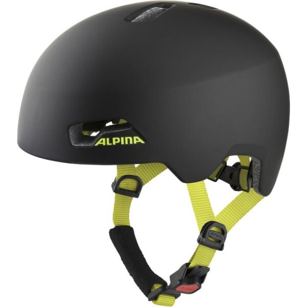 Alpina Sports HACKNEY Gyerek kerékpáros sisak, fekete, méret