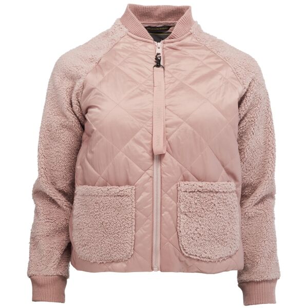 NAX OKEGA Női átmeneti kabát, rózsaszín, méret S