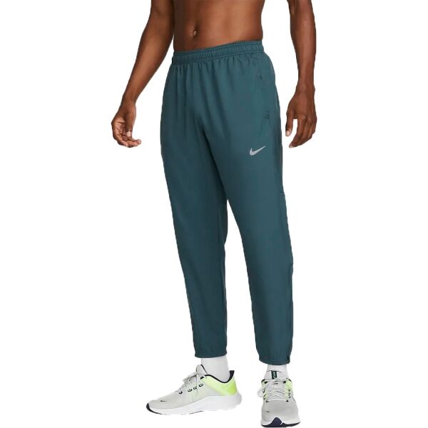 Nike DF CHLLGR WVN PANT M Férfi nadrág futáshoz, sötétzöld, méret 2XL