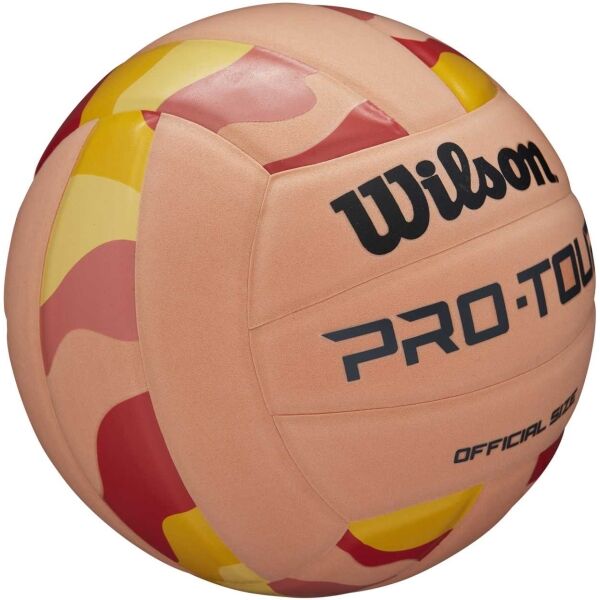 Wilson PRO TOUR VB STRIPE OF Volleyball, Orange, Größe Os